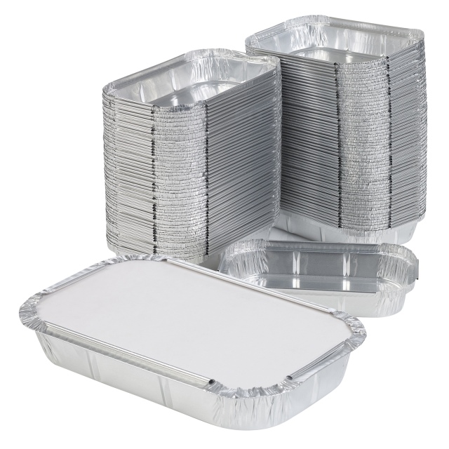 Is it safe to put aluminum containers in the oven?